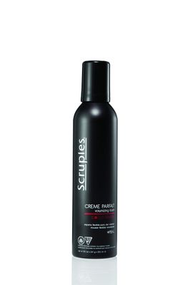 Scruples Creme Parfait Volumizing Foam - Rich &amp; Weightless Styling Foam for Ultimate Smoothing Control, Hydration and Frizz-Free Hold - Alcohol-Free Volume Hair Mousse for Fine to Thick Hair (8.5 oz)