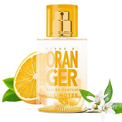 Solinotes Orange Blossom Perfume for Women &amp; Men, 1.7 Fl Oz/ 50 ML Eau De Parfum, Delicate Floral and Soothing Scent with Premium Ingredients - Clean Perfume, Cruelty Free, Vegan, Made in France