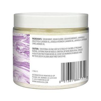 Aura Cacia Aromatherapy Mineral Bath, Relaxing Lavender, 16 ounce jar (Pack of 2)
