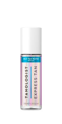 Tanologist Express Self Tan Water - Self Tanner for Face &amp; Body, Medium - Bronzing Mist - Hydrating Tanning Mist, Natural Ingredients &amp; Vegan - 6.78 Fl Oz