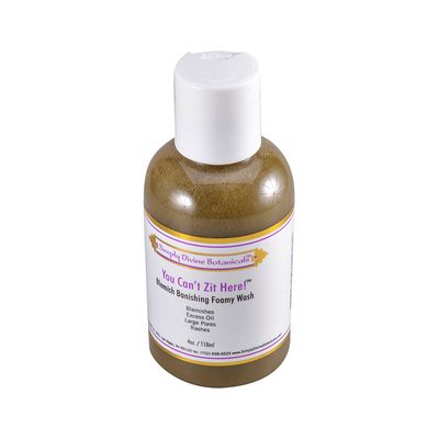 Simply Divine Botanicals You Can&#39;t Zit Here! Blemish Banishing Foamy Wash, 4 oz