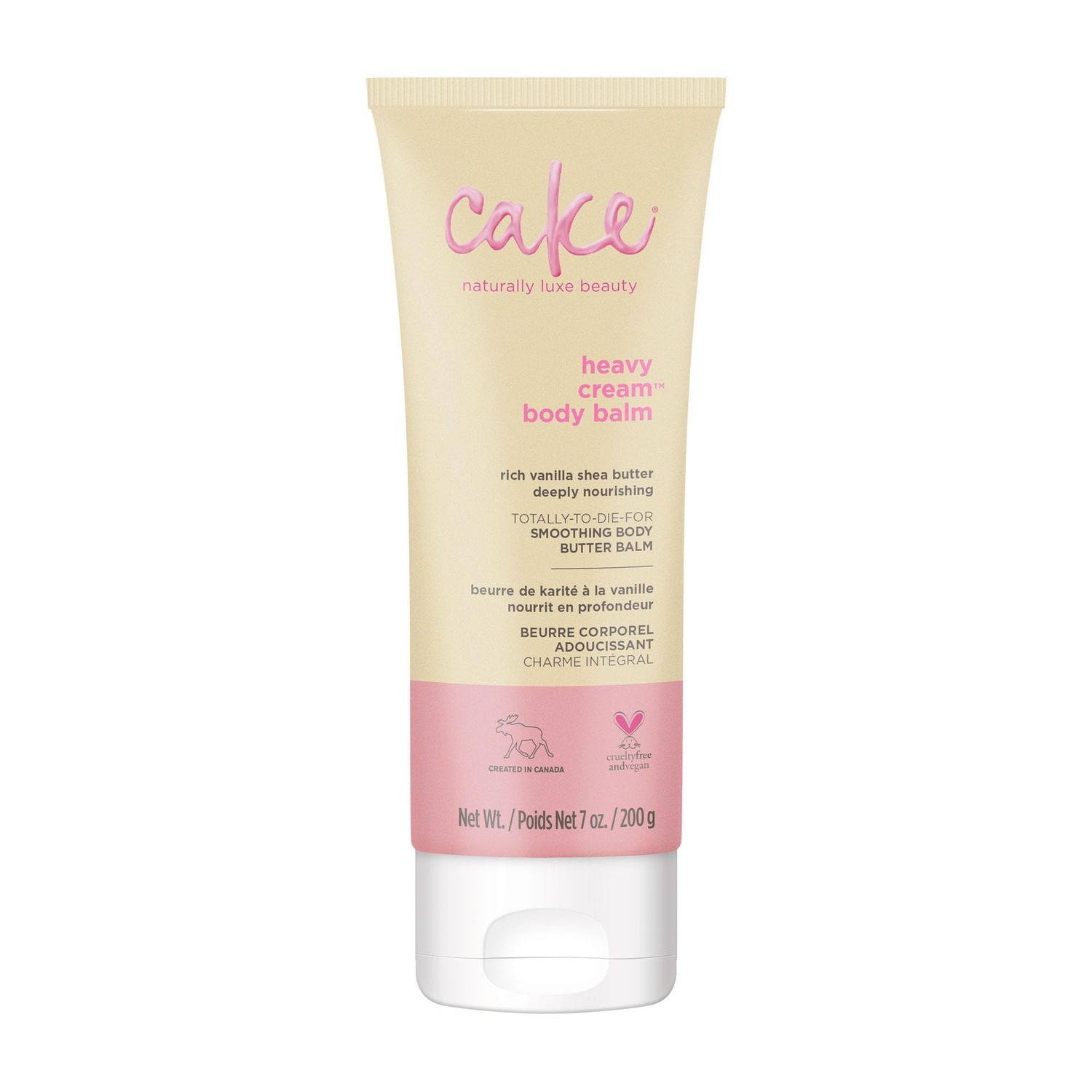 Cake Beauty Vegan Body Lotion for Dry Skin - Oat Milk, Shea Butter &amp; Aloe Vera - 7 Ounce