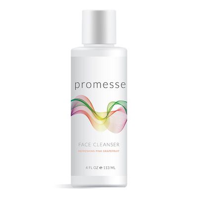 promesse Acne Control Facial Cleanser - Anti-Aging Exfoliating Wash with Glycolic &amp; Salicylic Acid, Grapefruit-Scented, Made in USA, Organic &amp; Natural Ingredients