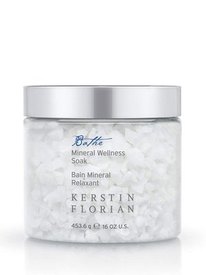 Kerstin Florian Mineral Wellness Soak with Magnesium | Concentrated Bath and Shower Salts to Sooth &amp; Relieve Tired Muscles | Natural Minerals Detoxify The Body &amp; Soften Skin (16 fl oz)