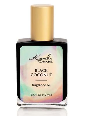 Kuumba Made Black Coconut Fragrance Oil | 0.5 Fl Oz | Notes of Coconut, Dark Chocolate and Roasted Almond | Clean, Long-Lasting Scent | Alcohol Free | Roll On Perfume