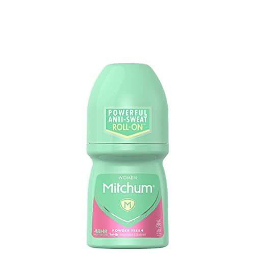 Mitchum Women Invisible Roll-On, Powder Fresh 1.7 oz (Pack of 2)