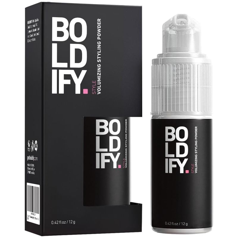 BOLDIFY Hair Texture Powder and Volumizer - Styling for Thinning Hair - Volumizing Powder for Women &amp; Men - Travel Size