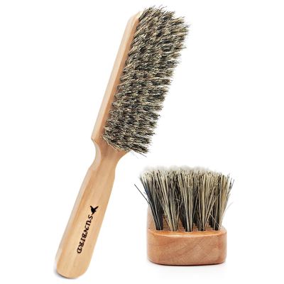 Beard Brush For Men (Soft brush),Bristle brushes?Men&#39;s Beard Grooming Tools And Beard Styling Daily Care