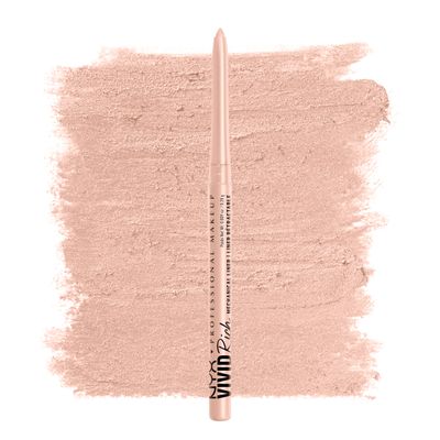 NYX PROFESSIONAL MAKEUP Mechanical Eye Pencil, Vivid Rich Mechanical, Creamy Retractable Eyeliner - Quartz Queen, White Eyeliner