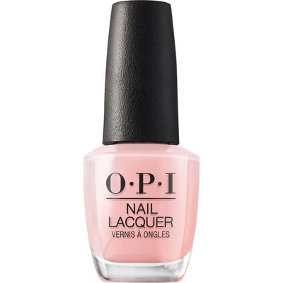 OPI Nail Lacquer Rosy Future | Sheer Soft Pink Crme Chip Resistant Nail Polish | Vegan, Fast Drying, Streak Free