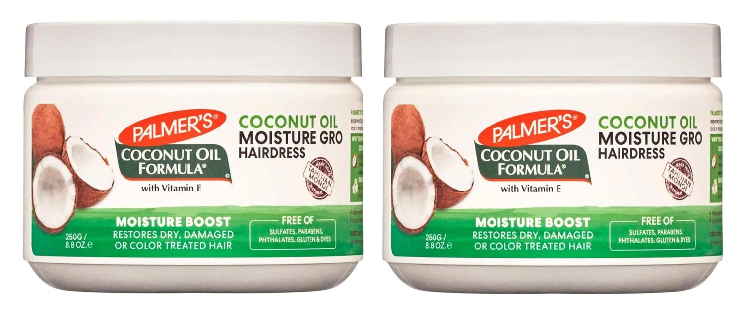 Palmer&#39;s Coconut Oil Formula Moisture Gro Hairdress, 8.8 Ounces (Pack of 2)