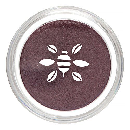 Honeybee Gardens PowderColors, Clean Mineral Eye Shadow in Temptress, Sparkly Deep Plum, Versatile, Portable, &amp; Skin-Friendly, 2g