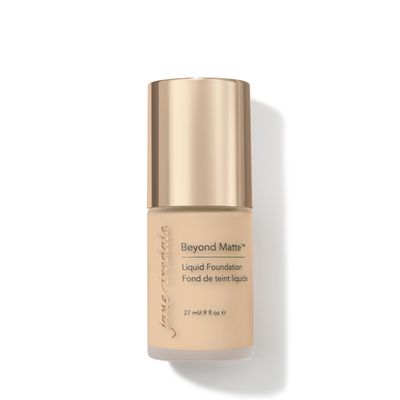 jane iredale Beyond Matte 3-in-1 Liquid Foundation, Long-wear, Buildable Coverage, Vegan, Clean, Cruelty Free, Semi Matte Finish, M6