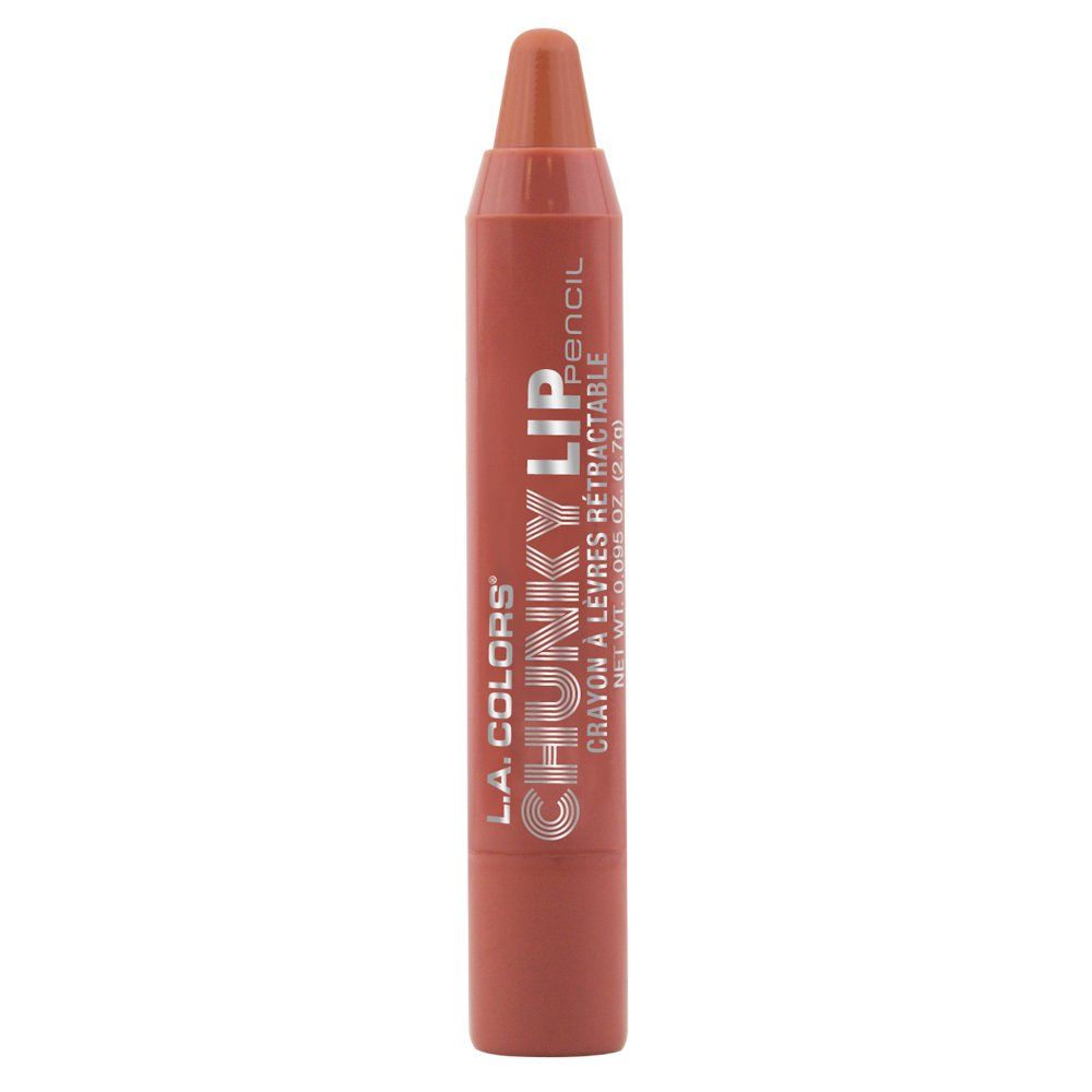 L.A. COLORS Chunky Lip Pencil, Warm Caramel, 0.04 Ounce