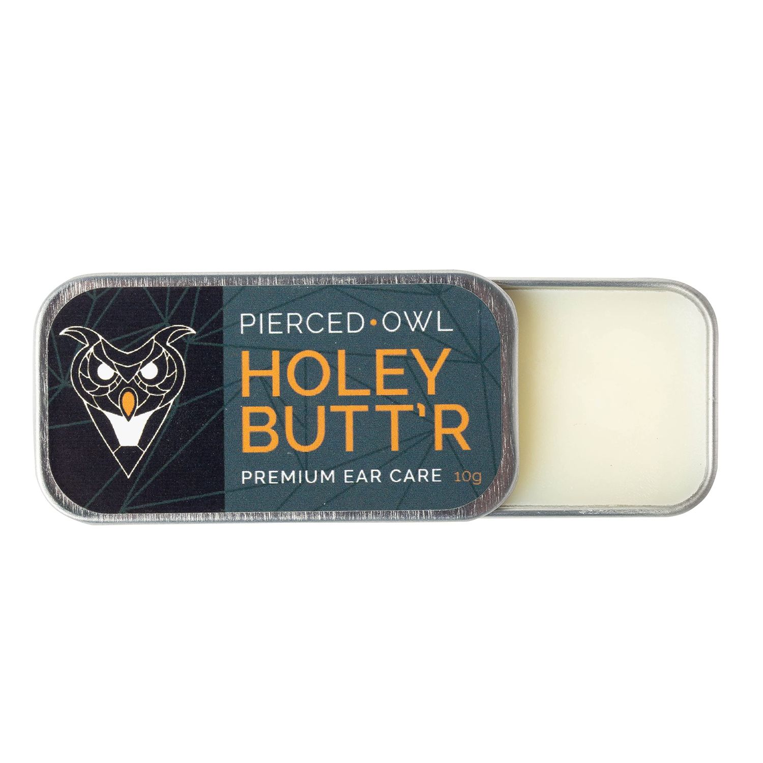 Pierced Owl Holey Butt&#39;r Premium Stretched Ear Lobe Cream, Vegan, 10g / .35 ounce