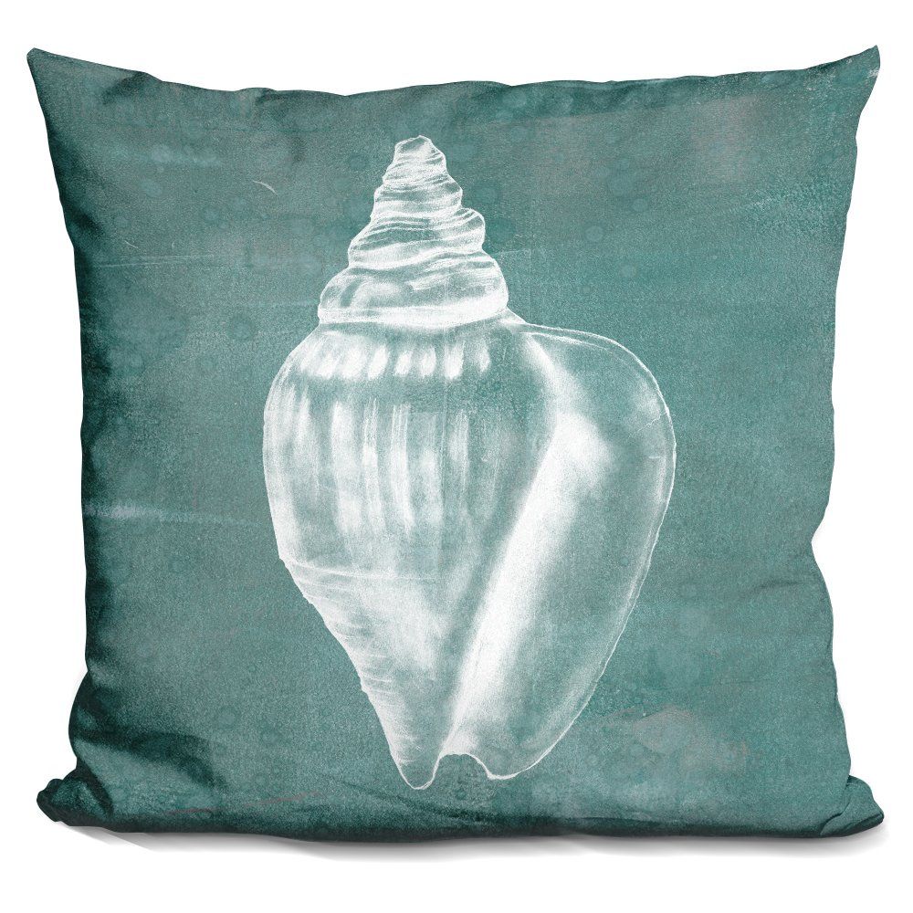 LiLiPi Solitary Shell Ii Decorative Accent Throw Pillow