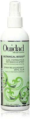 Ouidad Botanical Boost Curl Energizing &amp; Refreshing Hair Spray, 8.5 fl oz, Curl Spray for Lasting Definition, No-Residue Hair Spray for Curly Hair, Adds Weightless Moisture, All Curl Types