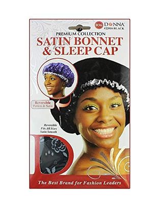 Donna Satin Bonnet &amp; Sleep Cap #036