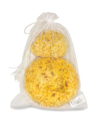 Premium Natural Sea Wool Sponges - 2 Soft Real Sponges 6&quot;-7&quot; (Large) &amp; 3&quot;- 4&quot; (Medium); Perfect Luxury Gift for Bath, Shower and Cosmetic Facial Cleansing by Constantia Beauty