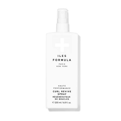 ILES FORMULA Haute Performance Curl Revive Spray - Anti-Frizz &amp; Anti-Humidity Leave-In Conditioning Serum - Defines, Adds Texture, Style Curly or Wavy Hair, 6.8 Fl Oz (200 ML)