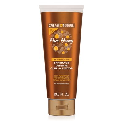Creme Of Nature, Curl Activator Pure Honey, Coconut Oil And Shea Butter Formula, For Dry Dehydrated Hair, 10.5 Oz