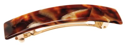 France Luxe Classic Rectangle Hair Barrette, Africa - Classic French Design for Everyday Wear