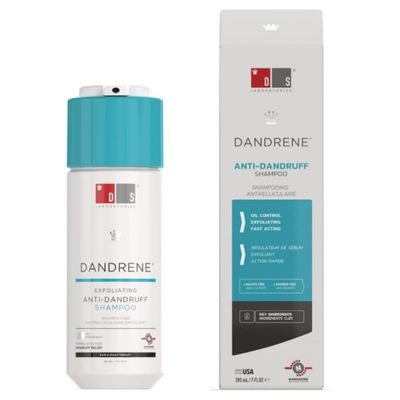 DS Laboratories Dandrene Anti Dandruff Shampoo - Exfoliating Shampoo for Dry Itchy Scalp, Dandruff Scalp Treatment, Seborrheic Dermatitis &amp; Psoriasis