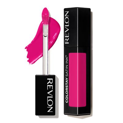 Revlon Liquid Lipstick, Lip Makeup, ColorStay Satin Ink, Longwear Rich Lip Colors, Formulated with Black Currant Seed Oil, 012 Seal the Deal, 0.17 fl. oz.