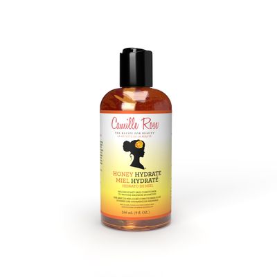 Camille Rose Honey Hydrate Leave In Conditioner, with Aloe and Olive Oil, to Soften Smooth and Protect, Moisturizer for All Hair Types, 9 fl oz