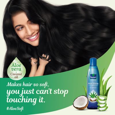 Parachute Advansed Aloe Vera Enriched Coconut Hair Oil | For Strong, Soft &amp; Silky Hair|Deep Nourishment &amp; Conditioning| All hair Types| 8.4 Fl.oz.