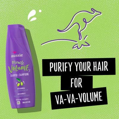 Aussie For Fine Hair, citrus,floral Volume Shampoo, W/Plum and Bamboo, 5.55pounds (Pack of 6)