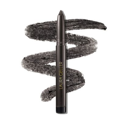 LAURA GELLER NEW YORK Kajal Longwear Kohl Eyeliner Pencil - Deep Charcoal Kohl - Caffeine and Vitamin E - Smooth &amp; Blendable Liner - Built-In Sharpener