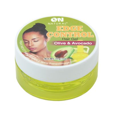 On Natural Edge Control Hair Colored Gel, Olive/Avocado, 1 Ounce