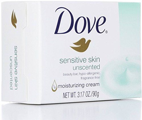 Dove Bar Soap for Sensitive Skin 3.15 oz (Pack of 4)