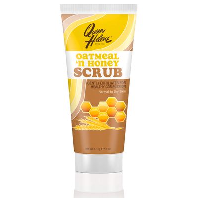 Para Laboratories Queen Helene Gentle Facial Scrub, Oatmeal &amp; Honey, 6 Ounce