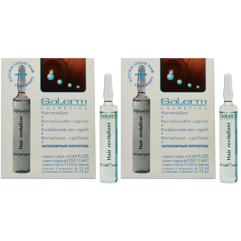 Salerm Energy Hair Regenerator/Revitalizer 4 Applications&quot;Pack of 2&quot;