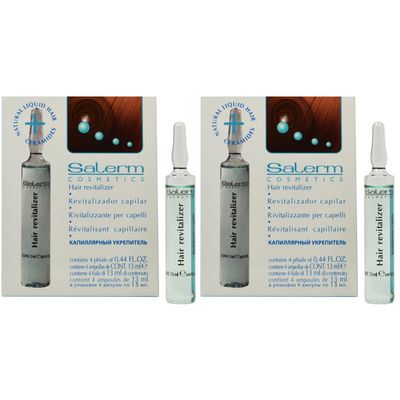 Salerm Energy Hair Regenerator/Revitalizer 4 Applications&quot;Pack of 2&quot;