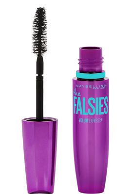 Maybelline Volum&#39; Express The Falsies Washable Fiber Mascara, Volumizing and Separating Make Up Formula, Brownish Black, 1 Count