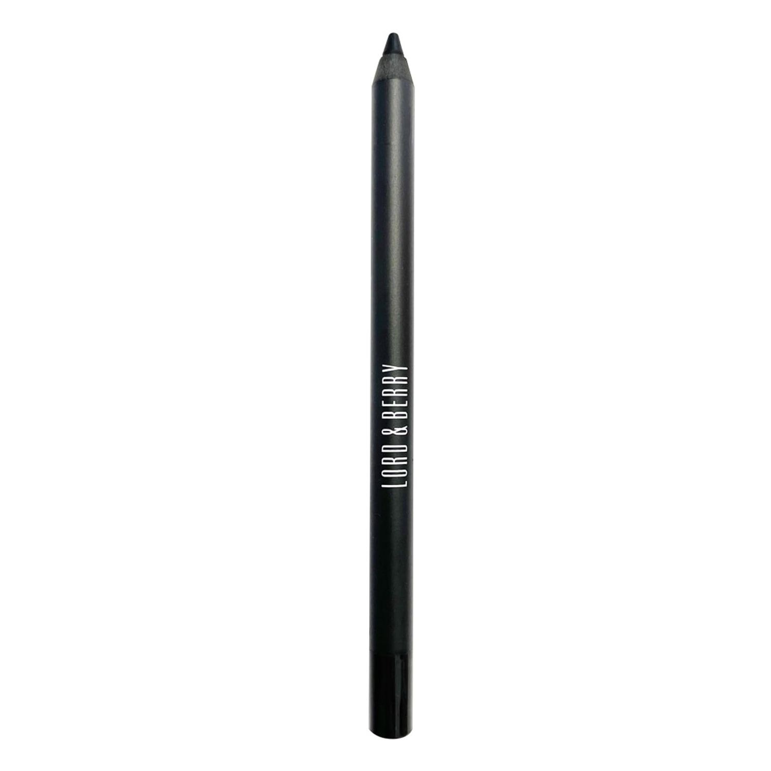 Lord &amp; Berry COUTURE KOHL KAJAL Eyeliner Pencil, Long Lasting Soft Gel based Eye Liner for Women With Smudgeable Soft Finish to give Smoldering Sexy Look to Eyelids, Cruelty Free Makeup - Deep Black