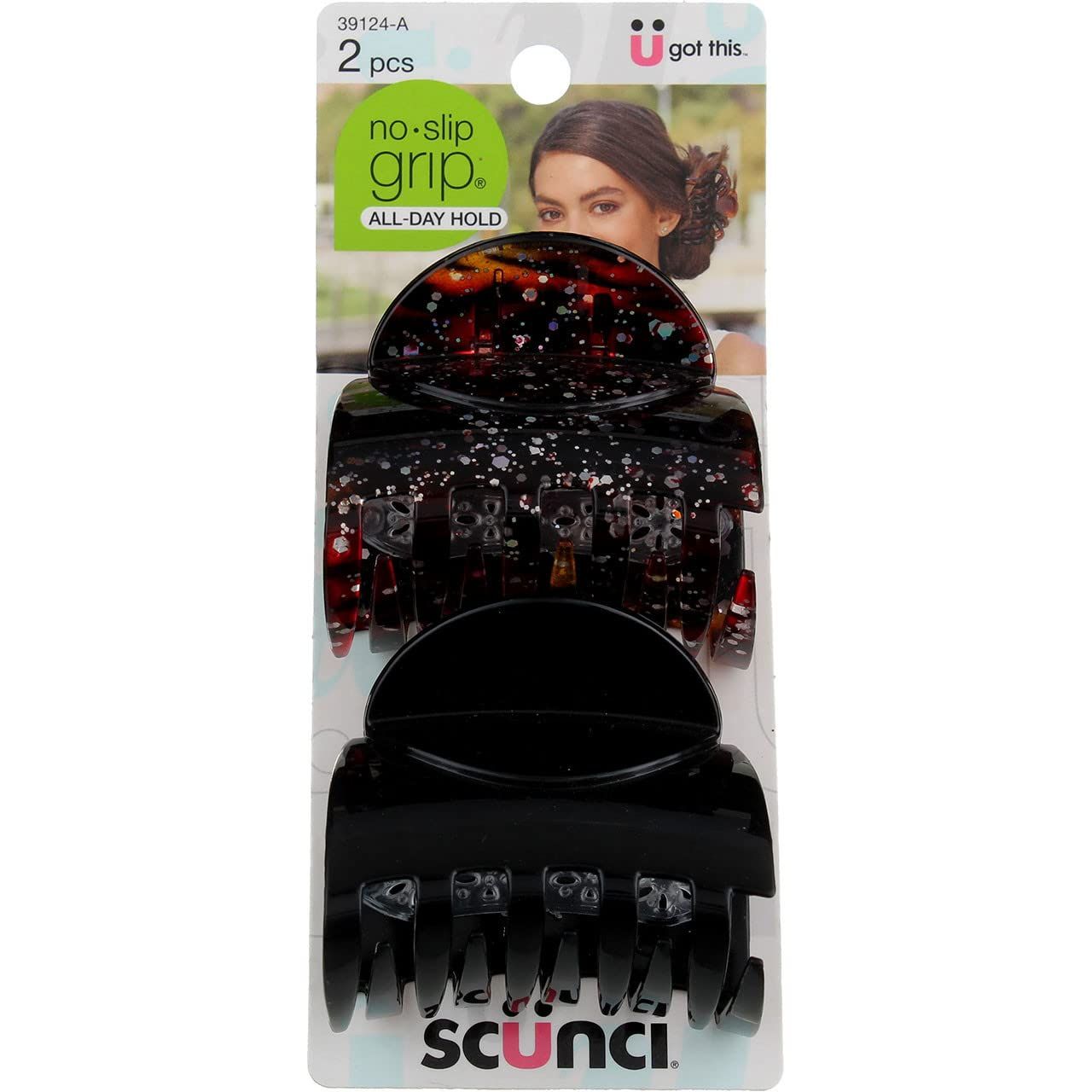 Scunci No Slip Grip Clips, 2.08 Ounce