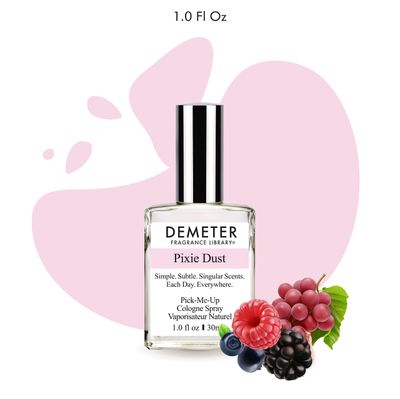 DEMETER Pixie Dust, 1 oz Cologne Spray, Perfume for Women