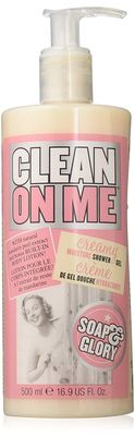 Soap &amp; Glory Clean On Me Shower Gel and Body Lotion