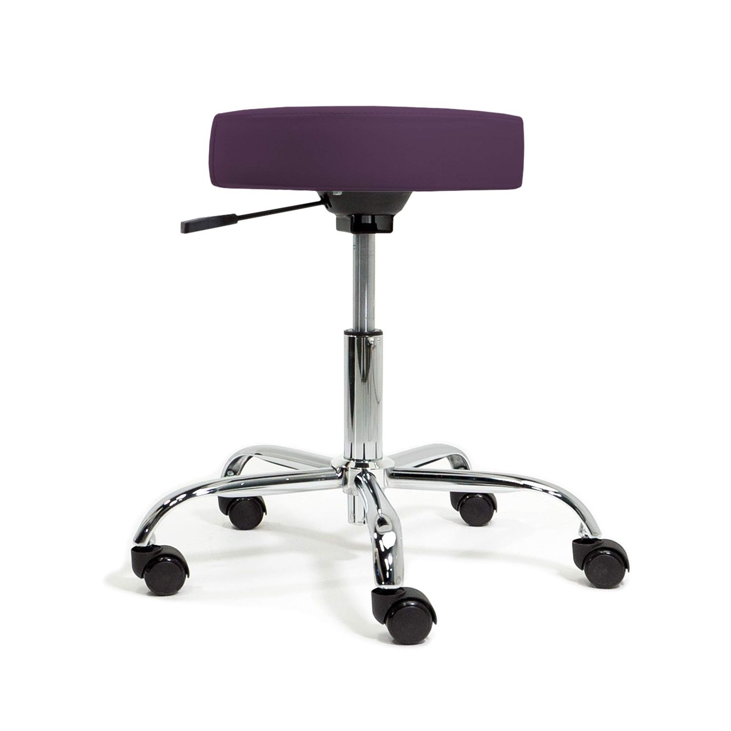 EARTHLITE Pneumatic Rolling Stool - Commercial Grade, Adjustable, CFC-Free, No leaking - Spa, Massage &amp; Medical Chair