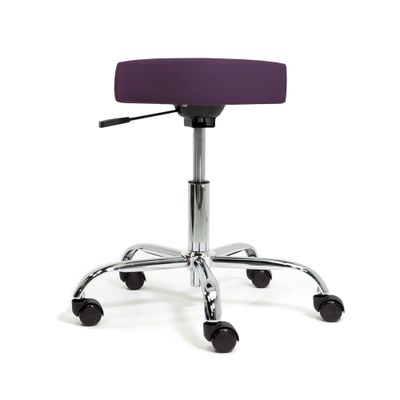 EARTHLITE Pneumatic Rolling Stool - Commercial Grade, Adjustable, CFC-Free, No leaking - Spa, Massage &amp; Medical Chair