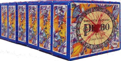 Linha Mediterraneo Phebo - Sabonete em Barra Cremoso Limao Siciliano (6 x 100 Gr) - (Phebo Mediterranian Collection - Creamy Bar Soap Sicilian Lemon (6 x 3.5 Net Oz))
