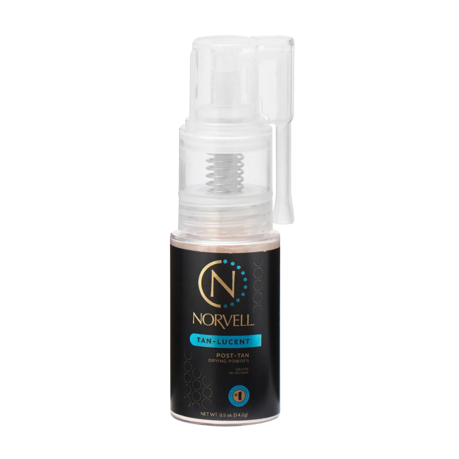 Norvell Post Sunless Tan-Lucent Talc Free Tinted Drying Powder for Flawless Spray Tan, 0.5oz (14.2g)