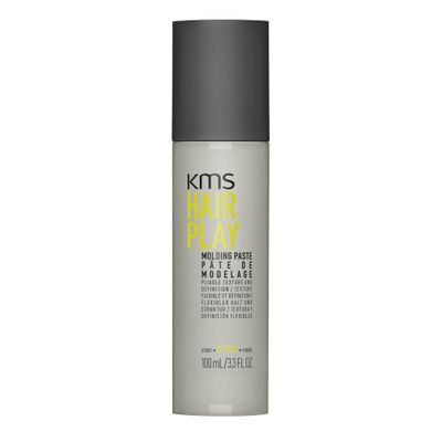 KMS HAIRPLAY Molding Paste Provides Texture, Natural Shine, Pliable Hold &amp; Definition Unisex, 3.3 Fl oz