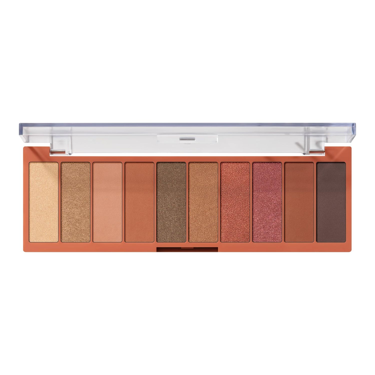 e.l.f. Perfect 10 Eyeshadow Palette, Ten Ultra-pigmented Shimmer &amp; Matte Rose Gold Shades, Blendable Formula, Vegan &amp; Cruelty-free, Rose Gold Sunset