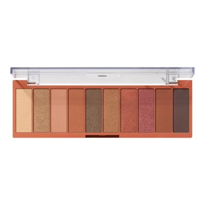 e.l.f. Perfect 10 Eyeshadow Palette, Ten Ultra-pigmented Shimmer &amp; Matte Rose Gold Shades, Blendable Formula, Vegan &amp; Cruelty-free, Rose Gold Sunset