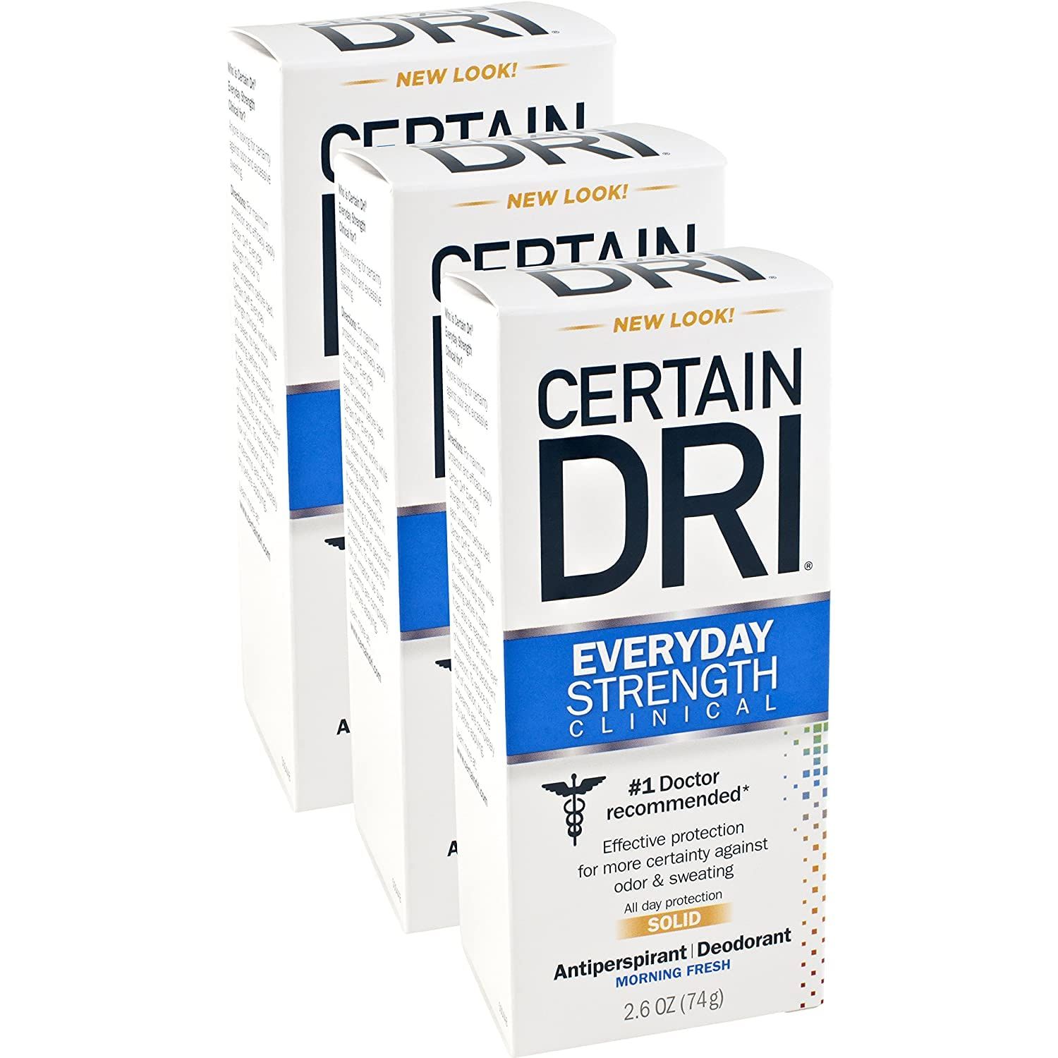 Certain-Dri Am Solid Antiperspirant/Deodorant, 2.6 Ounce (Pack of 3)